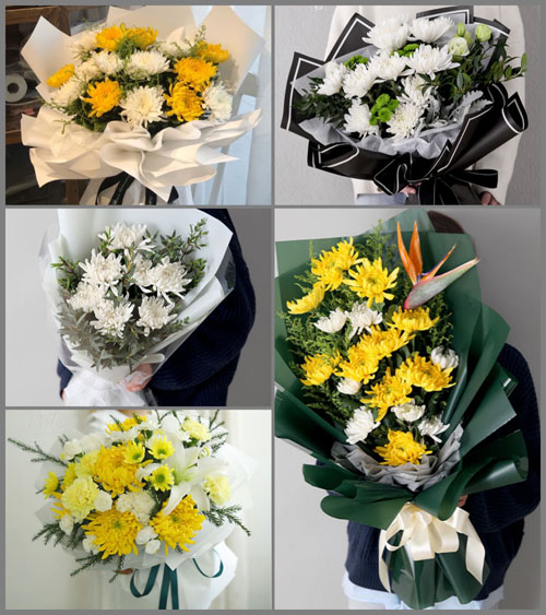贵州黔南州都匀市毛尖镇摆忙村白事花束代送